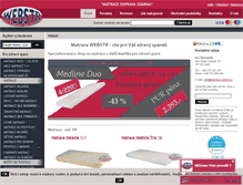 Tablet Screenshot of matrace-webstr.cz
